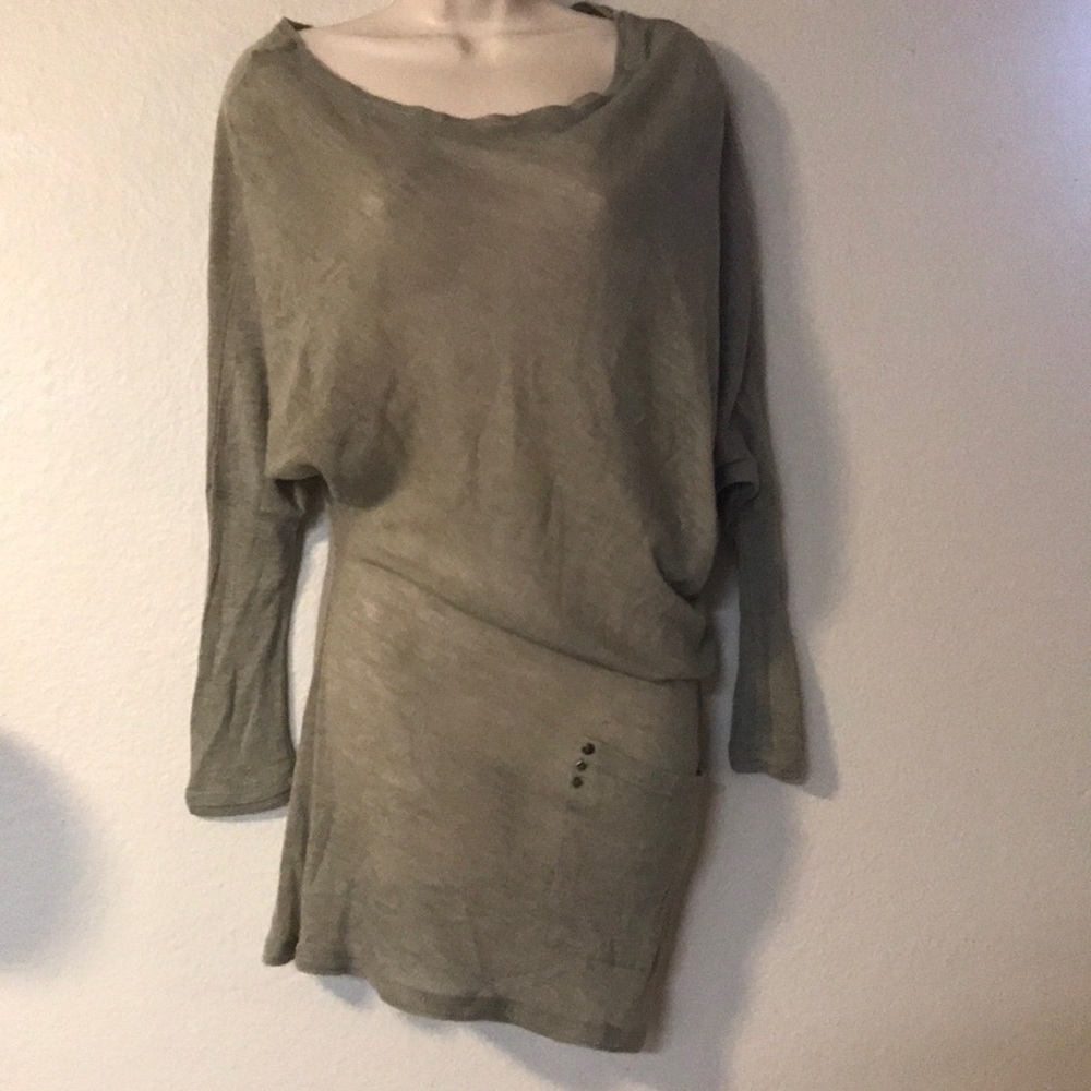 Cecico sheer long sleeve blouse